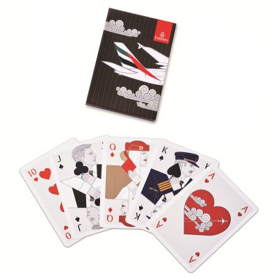 Emirates playing cards (Single pack - Dark brown)