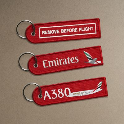 Emirates Remove Before Flight Keyring Pack