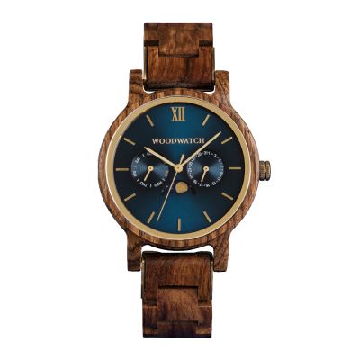 Woodwatch  Sailor  Classic - Day, Date And Moonphase Watch