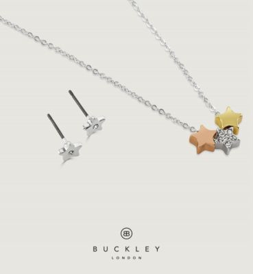 Buckley London Starburst Pendant & Earrings Set