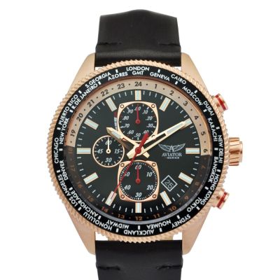 Aviator F-Series Gold Eagle Men’s Chronograph Watch