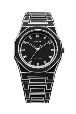 D1 Milano Polycarbon Black Sketch Watch