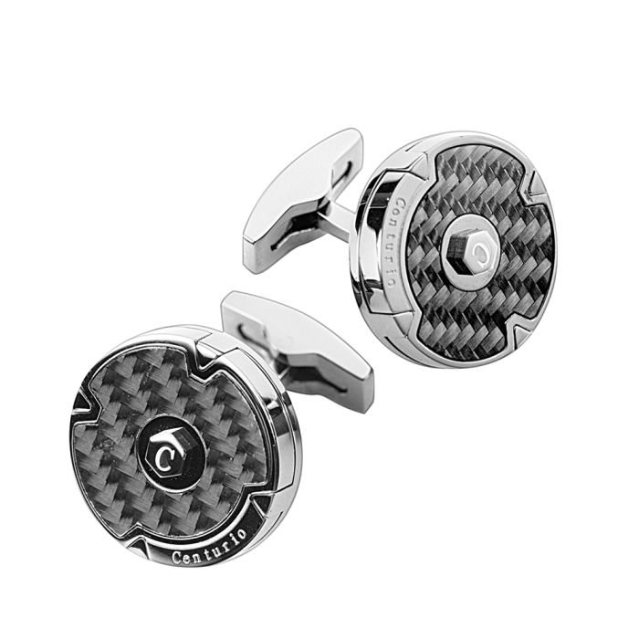 Centurio Carbon Fibre Cufflinks